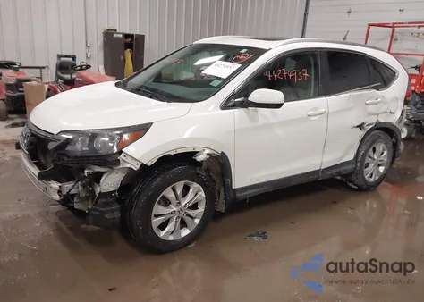 2013 Honda Cr-V Ex-L from USA, damaged, VIN 5J6RM3H71DL032761
